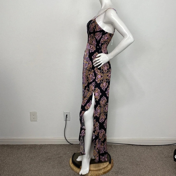 Free People NEW Bohemian Hippie 70's Inspired Retro That Moment Maxi Dress Sz.XS - Picture 5 of 11
